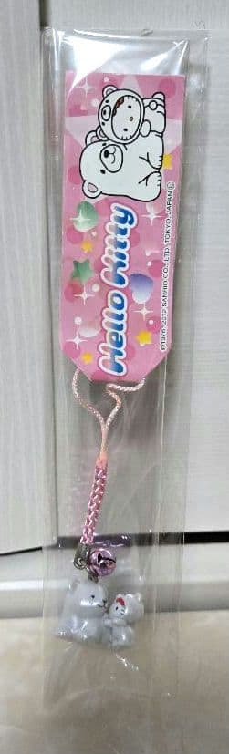 【激レア】ご当地キティ 根付け 水族館 シロクマ親子　白くまキティー