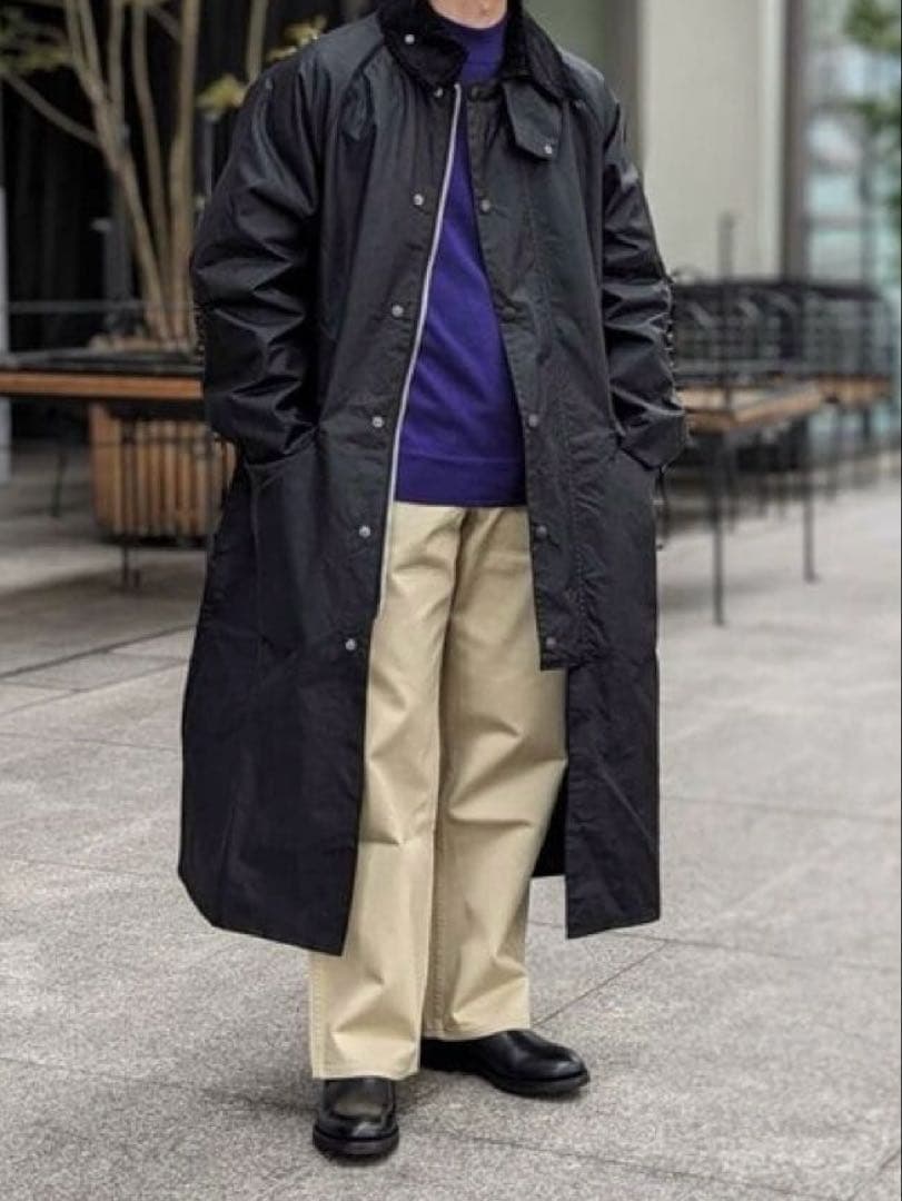 エディフィス バブアー別注 OVERSIZE BURGHLEY サイズ36