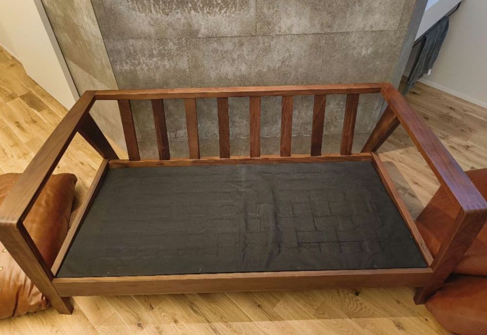 シギヤマ家具工業　天然皮革　 2人掛けソファ