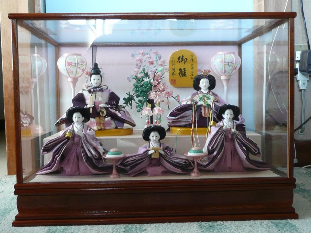 人形師　明春☆三五-５人　友禅　東帯本仕立