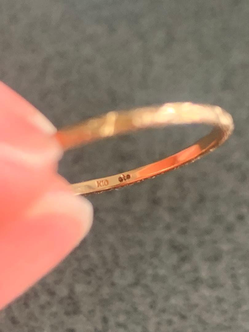 ete K10 クレール　カッティングリング 15号　約0.8g