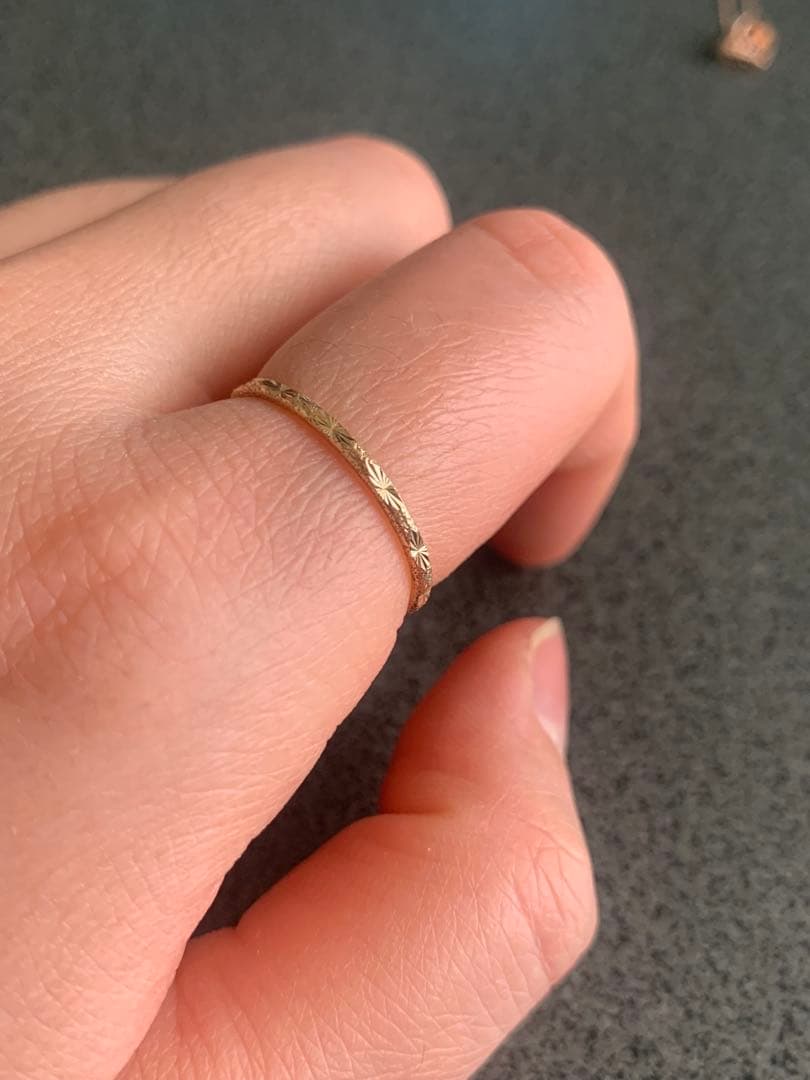 ete K10 クレール　カッティングリング 15号　約0.8g