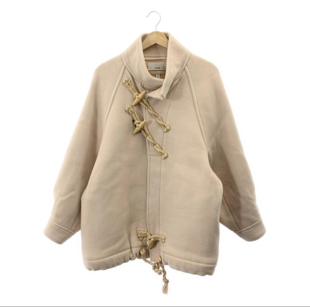 HYKE ハイクDOUBLE FACE DUFFEL JACKET 3