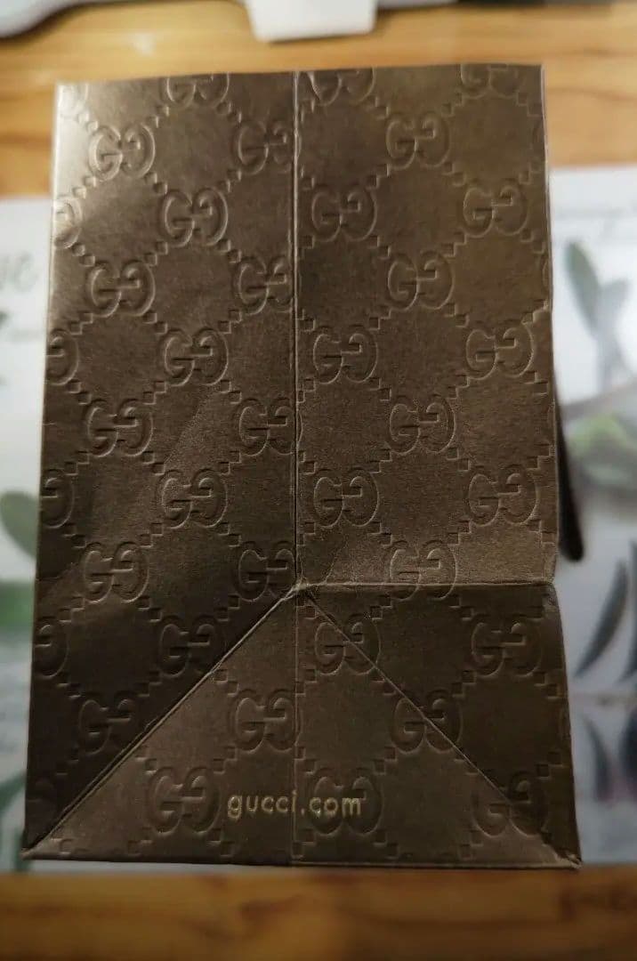 GUCCI　グッチ　CINTURA GUCCI シマベルト　ブラウン　未使用