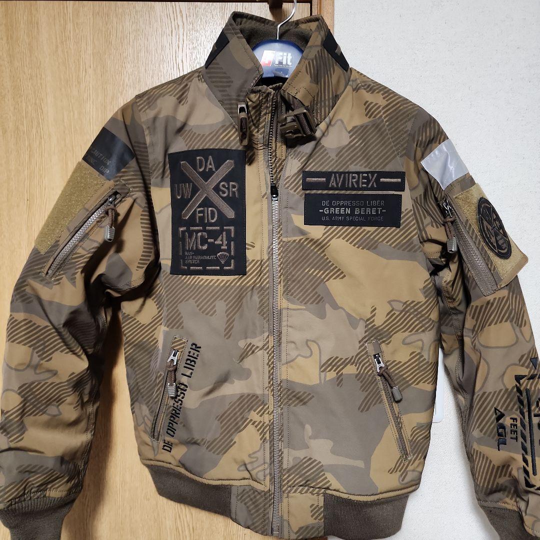 AVIREX 迷彩 MA-1ジャケット