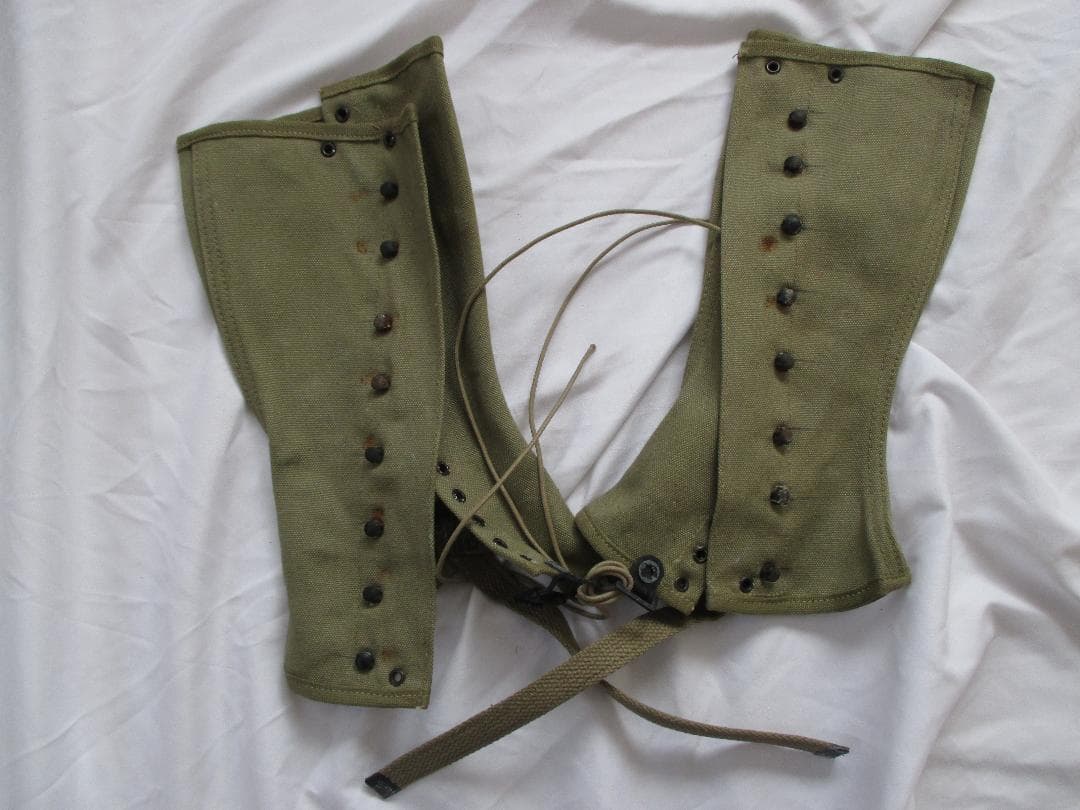 未使用　WW2　米軍放出品　M1938　ブーツ　レギンス　サイズ3R