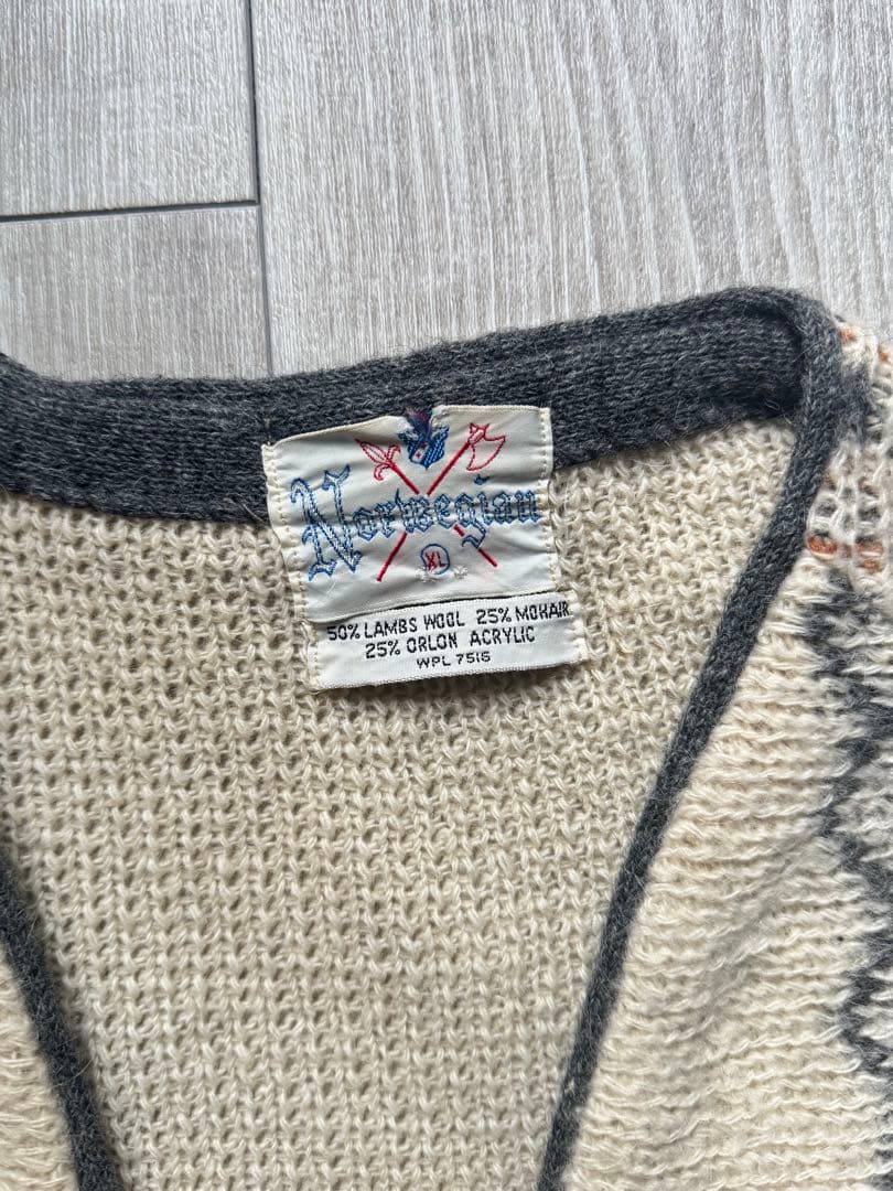 60s VINTAGEモヘアカーディガン