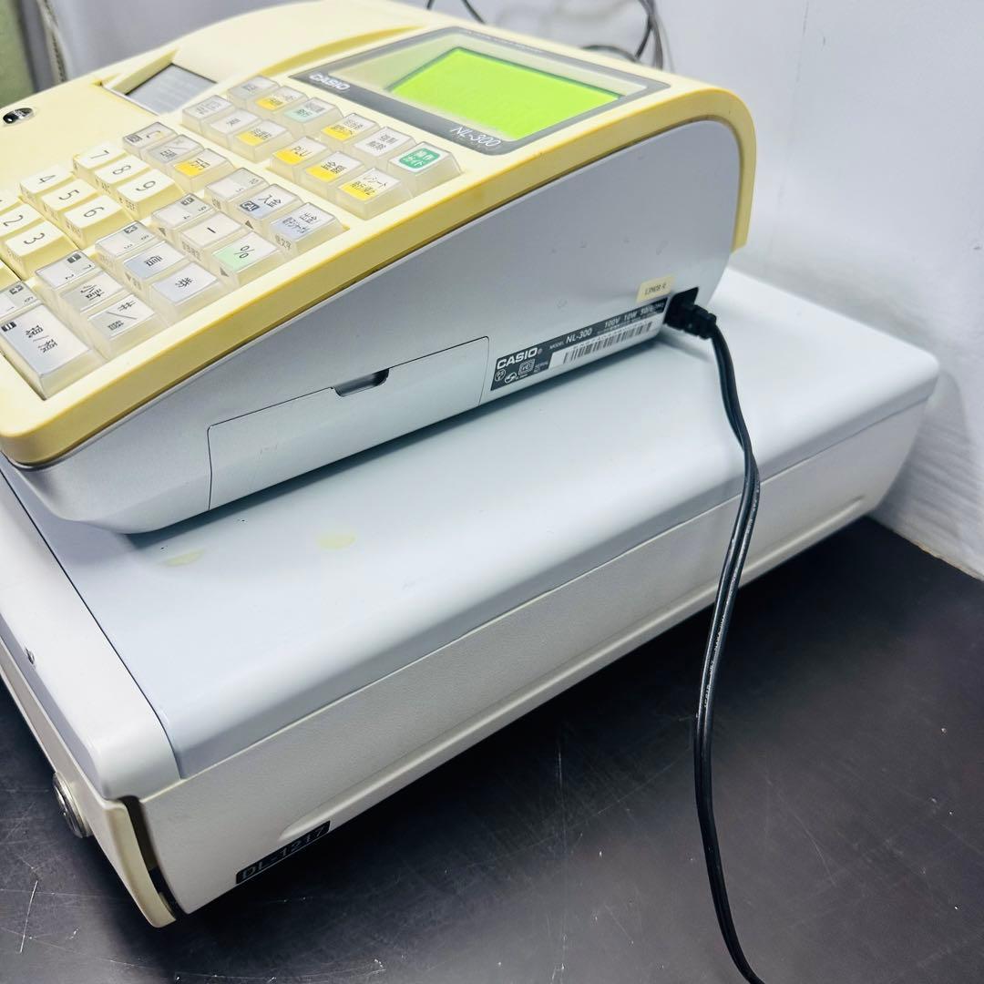 レジスター本体【CASIO】NL-300 ホワイト カシオ