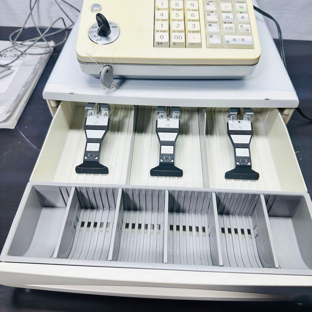 レジスター本体【CASIO】NL-300 ホワイト カシオ