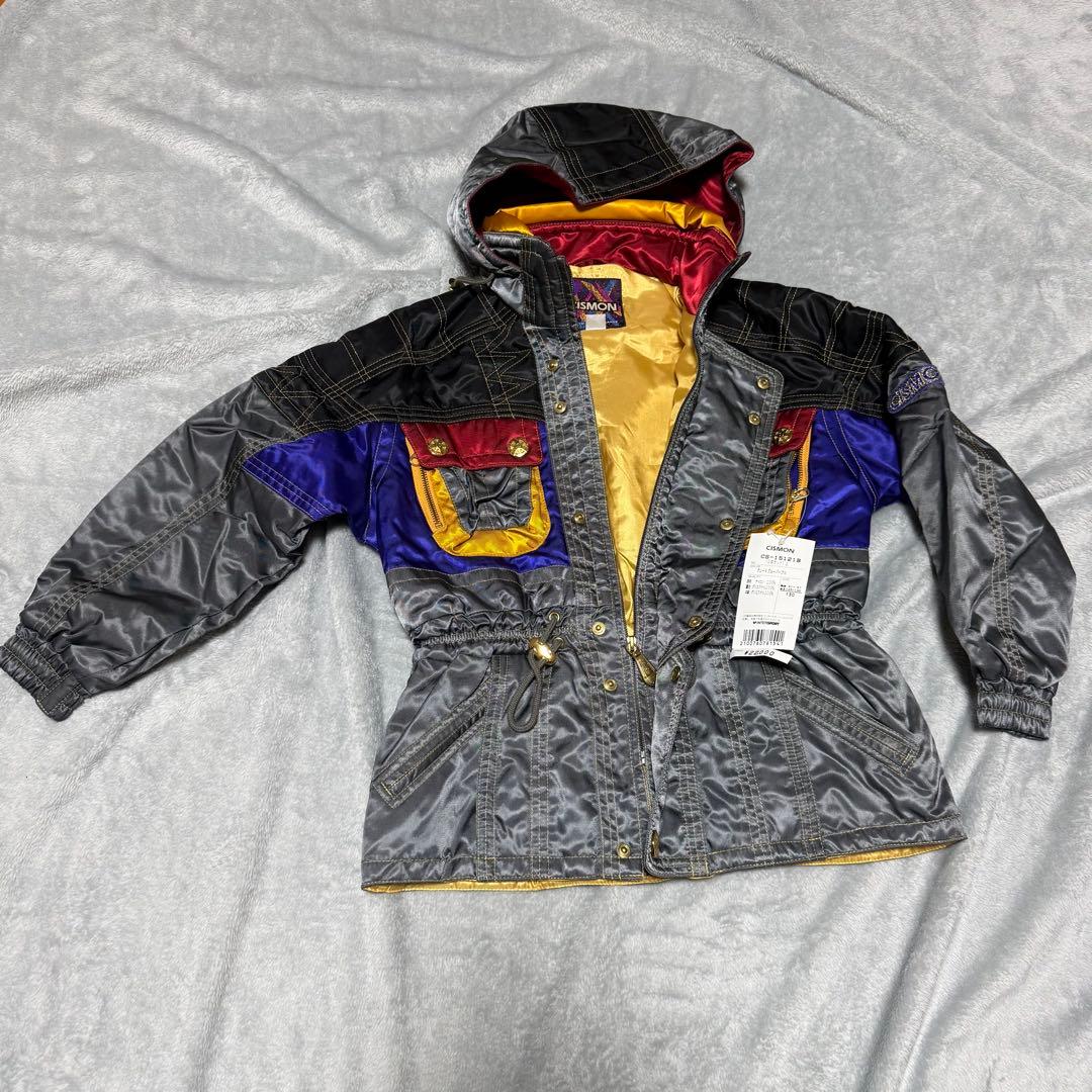 CISMON スキーウェア 上下セット 130 未使用タグ付き グレー パープル