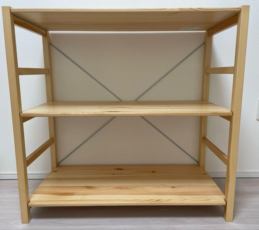 パイン材ユニットシェルフ・８６ｃｍ幅・小