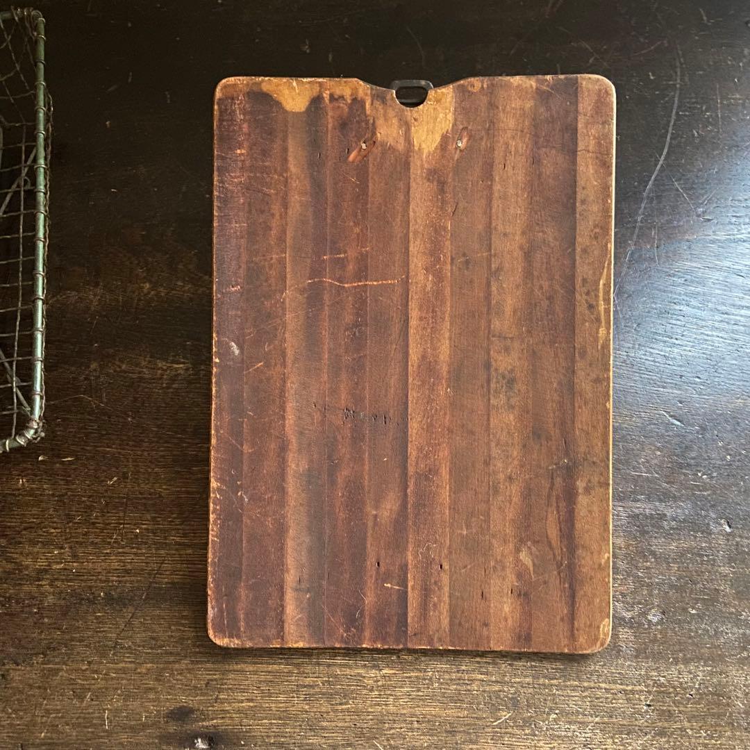 ビンテージ　木製バインダー　アメリカ製　クリップボード　年代物