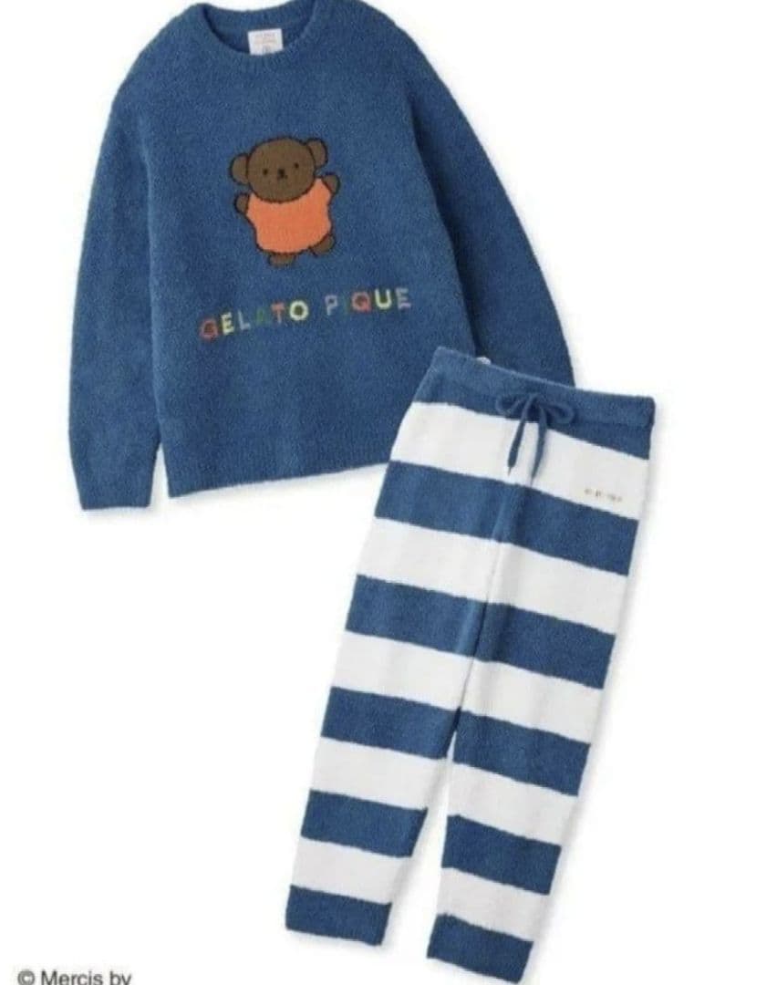 【まゆきち】HOMME　ベビモコプルオーバー&ロングパンツセット