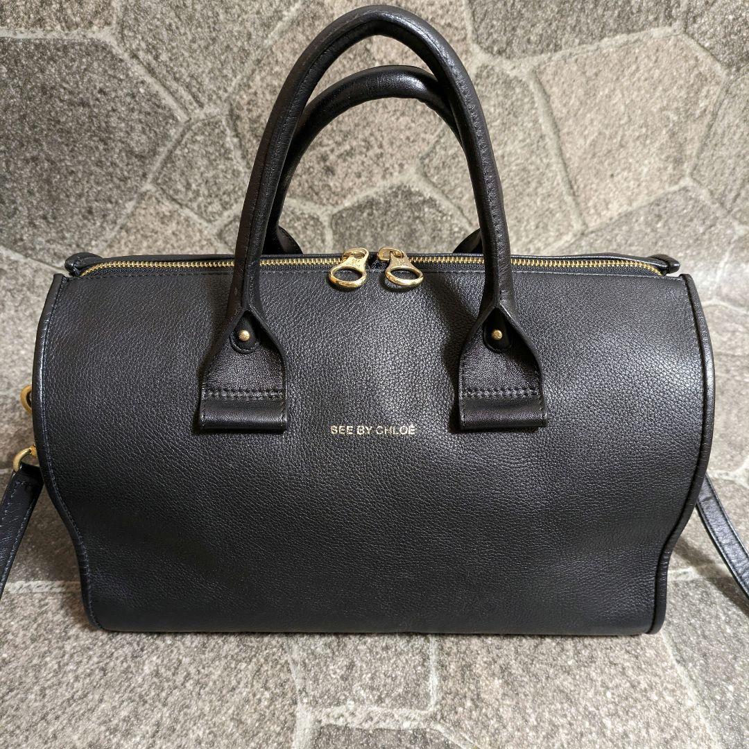 シーバイクロエ ボストンバッグ レザー 牛革 ショルダー 2WAYレディース
