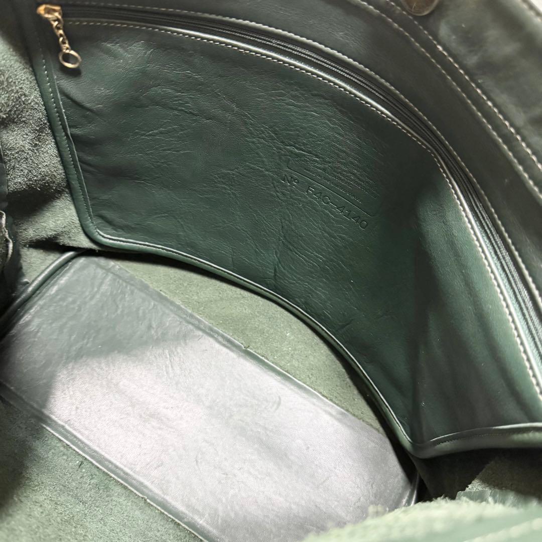 オールドコーチ 4140 トートバッグ カーキ グラブタンレザー 大容量 肩掛け