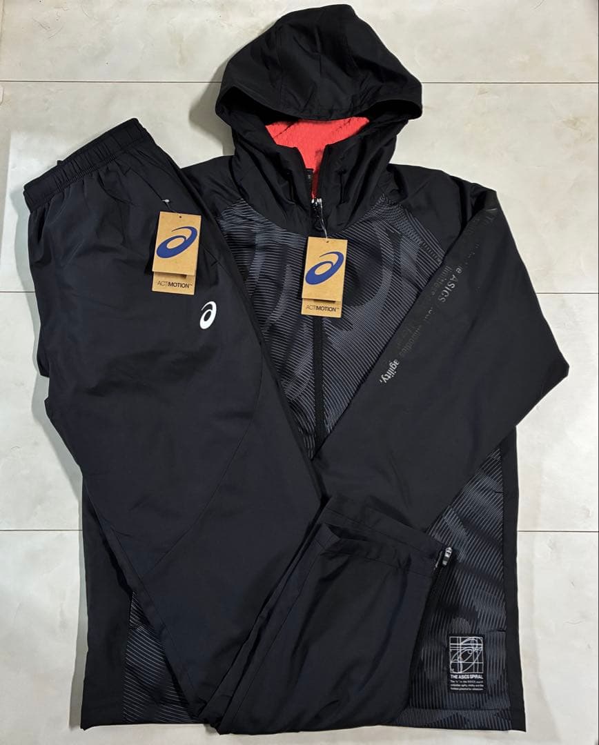 か*子様 【新品】ASICS/裏トリコットグラフィック ウインドブレーカーフーデ