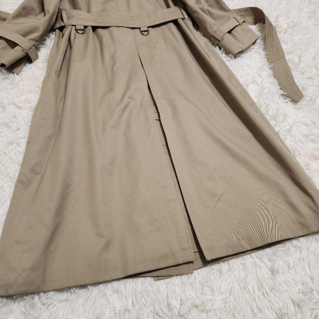 【英国製】アクアスキュータム アクア5 ダブル トレンチコート カーキ 8