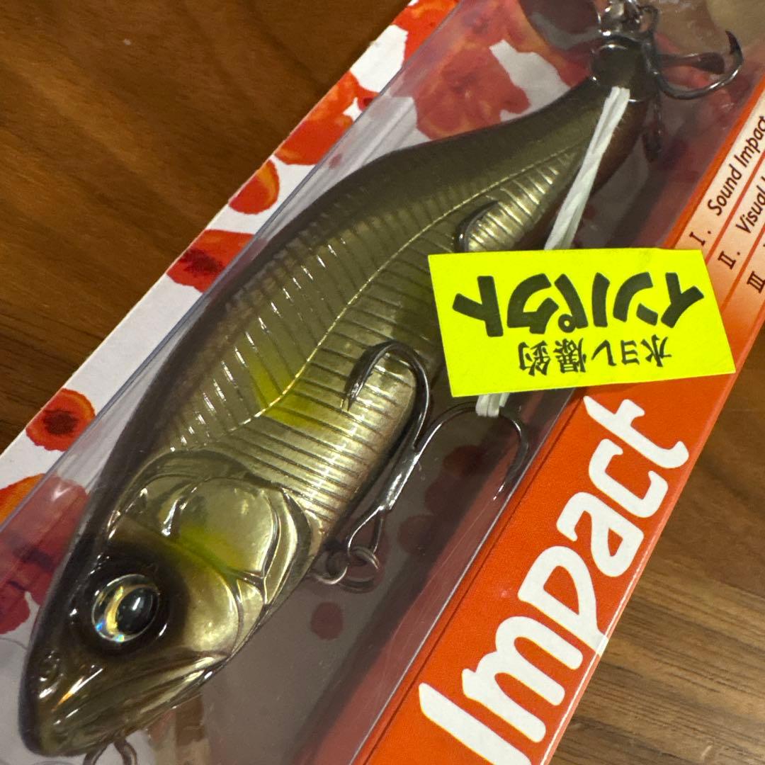 ☆オールド☆レア☆新品☆シマノ　トリプルインパクト120　3個　ゴールド　アユ