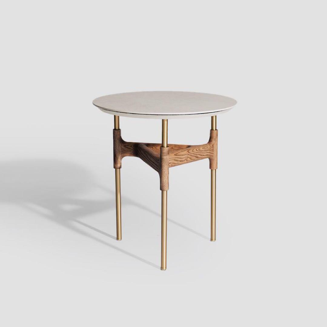 「季節限定商品」porada | JOINT 円型サイドテーブル