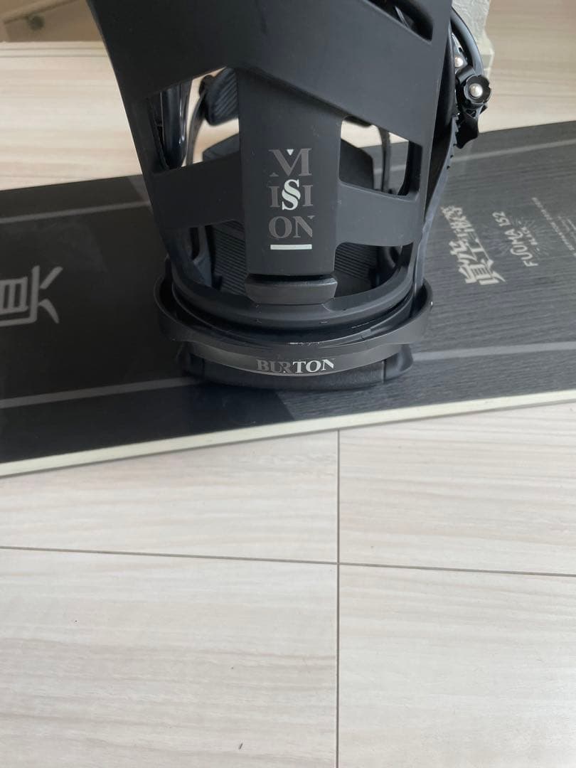 眞空雪板等 152 スノーボード BURTONバインディング Mセット