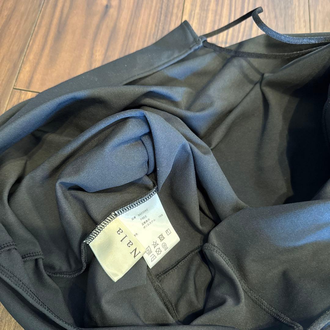 nala ブラック ワンピース水着 ２点セット