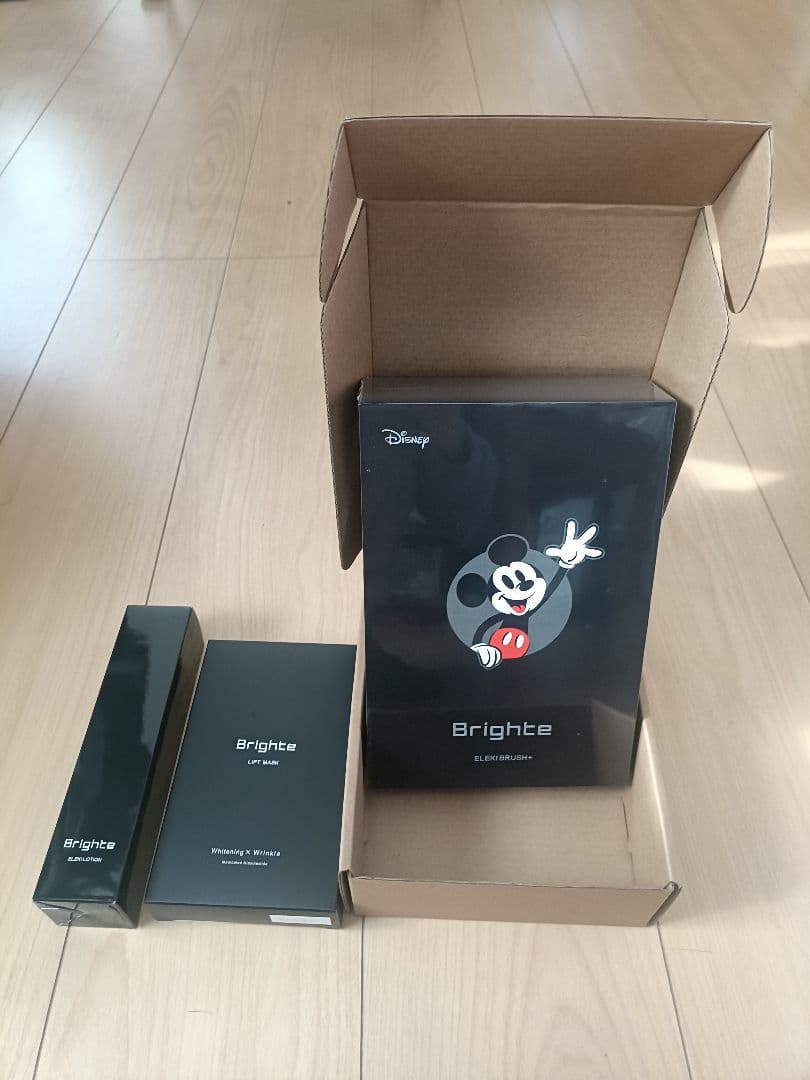 【新品未開封】Brighte エレキブラシ+　ミッキー限定　マスク+ローション付