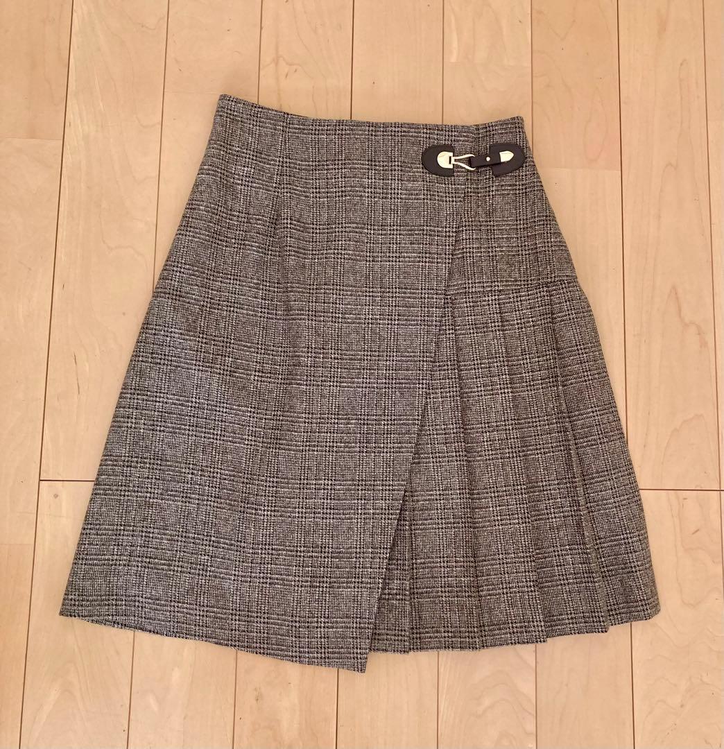 JUSGLITTY サイドプリーツミニスカート