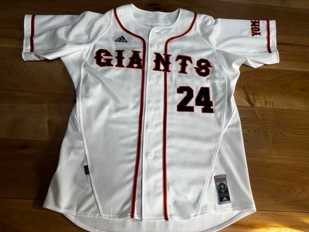 美品 読売ジャイアンツ 高橋由伸 24アディダス　ハイグレード Sほぼ新品
