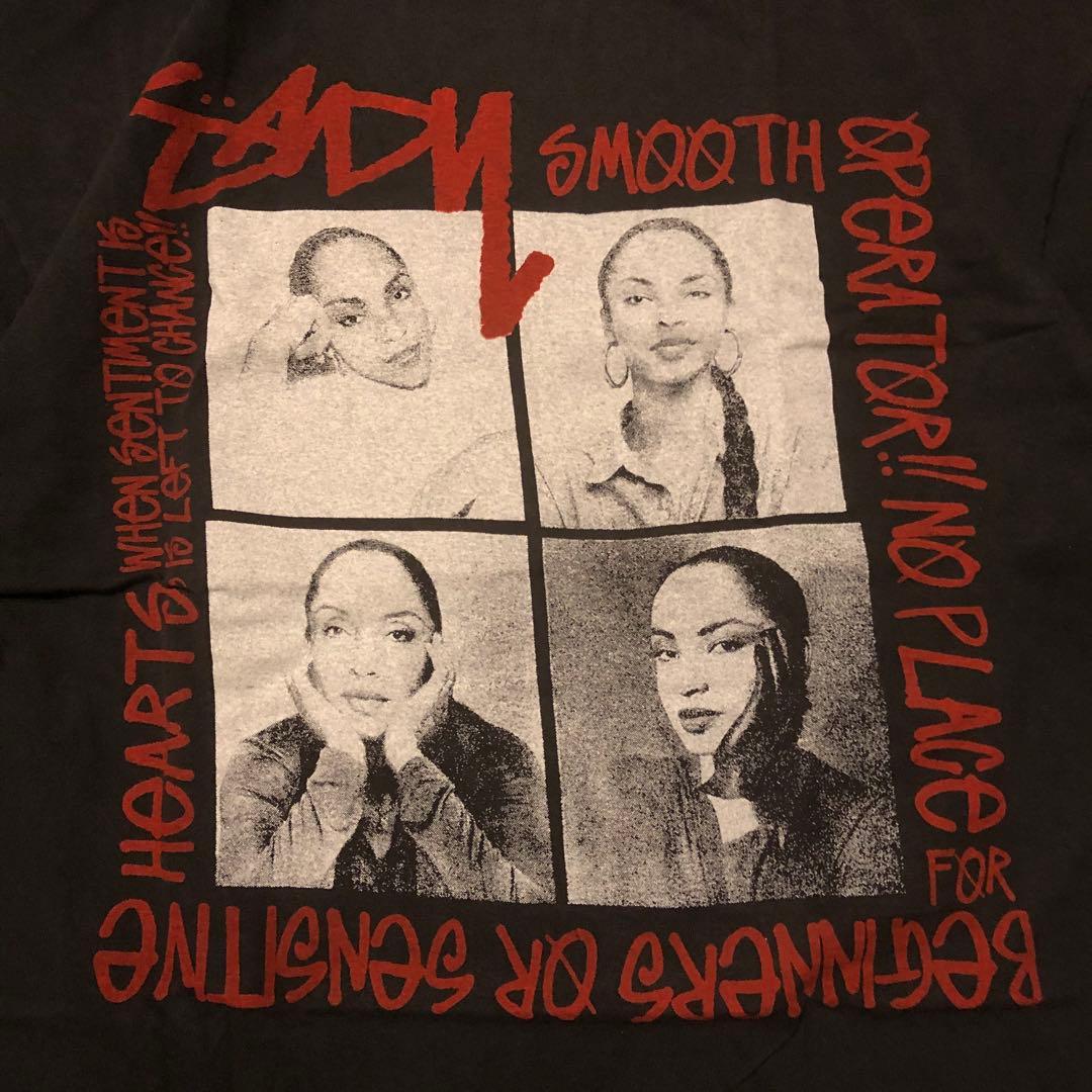STUSSY × SADE Tシャツ 復刻 USA製 ブラック XL