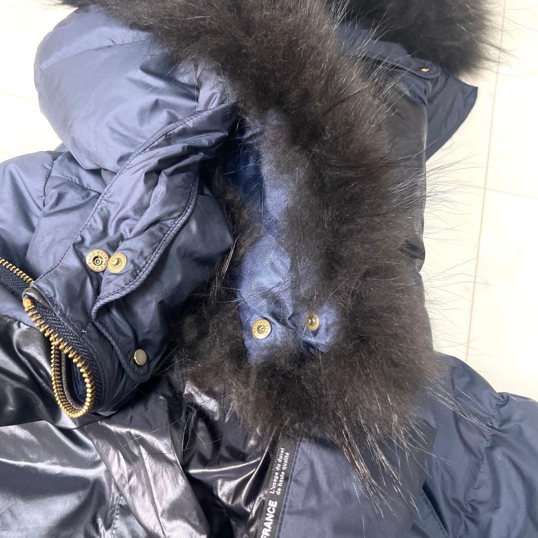 専用【極美品】ナノユニバース 2020AW 西川ダウン ファー ネイビー S