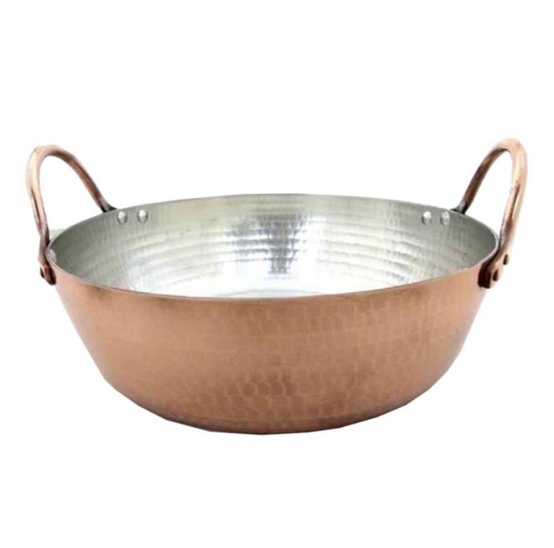 中村銅器製作所 天ぷら鍋 26cm 銅製