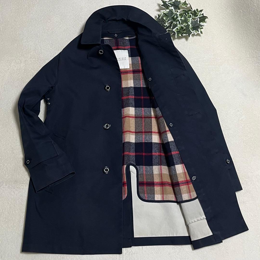 マッキントッシュ　フィロソフィー　ステンカラーコート　Aライン