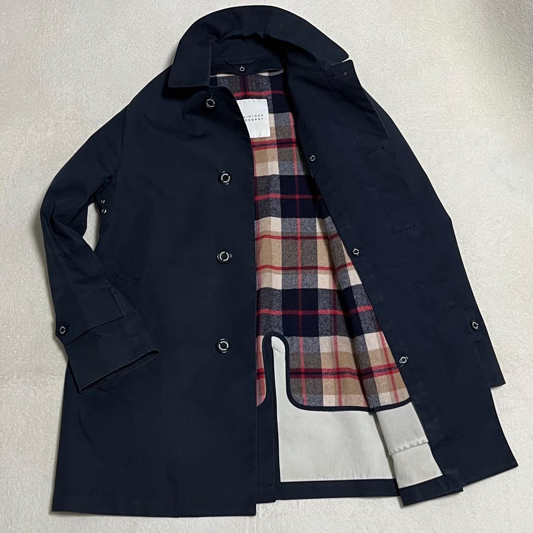 マッキントッシュ　フィロソフィー　ステンカラーコート　Aライン