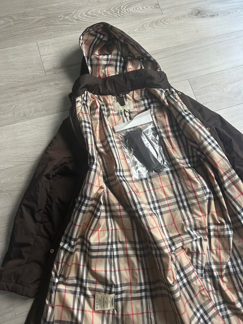 極美品 BURBERRY ロンドン 2way コート ノバチェック ブラウン