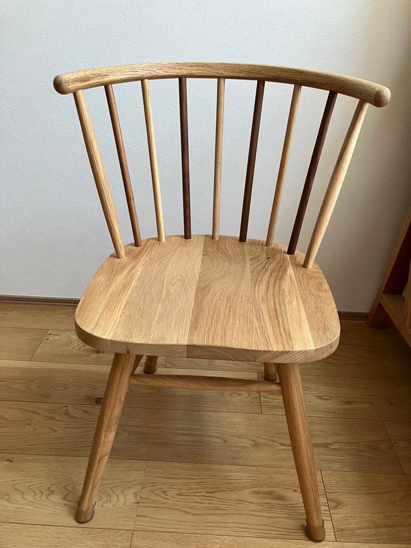 アデペシュ　ハーフラウンドチェア　オーク　ウォルナット　木製　チェア