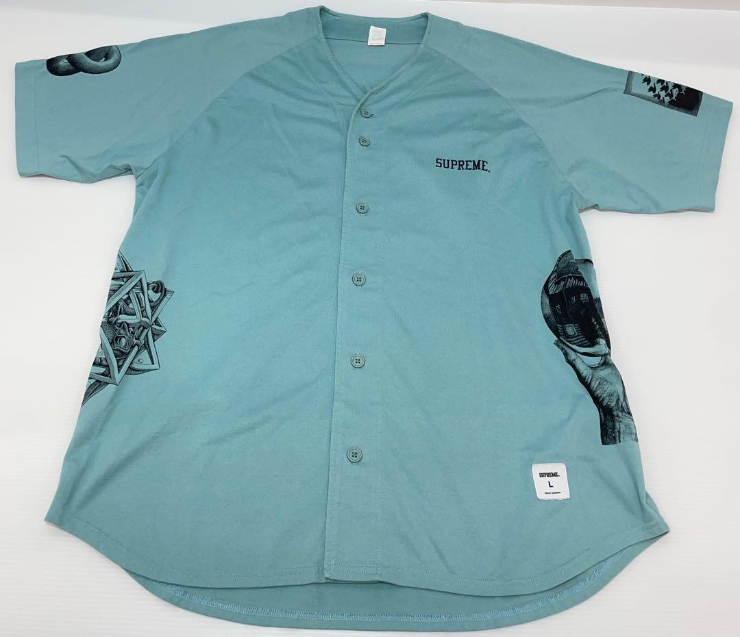 トップス knmen127-0410 Supreme 17ssEscherBaseball