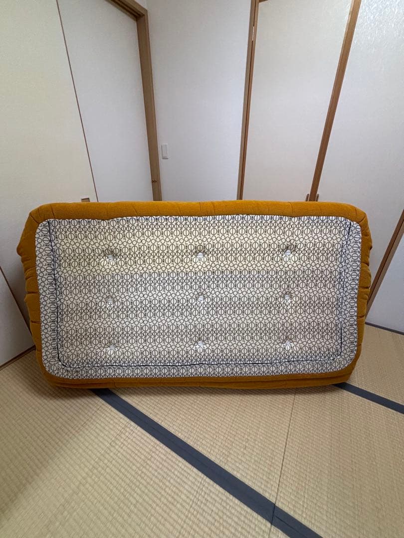 ロゼトーゴソファ マスタード色 3人掛け