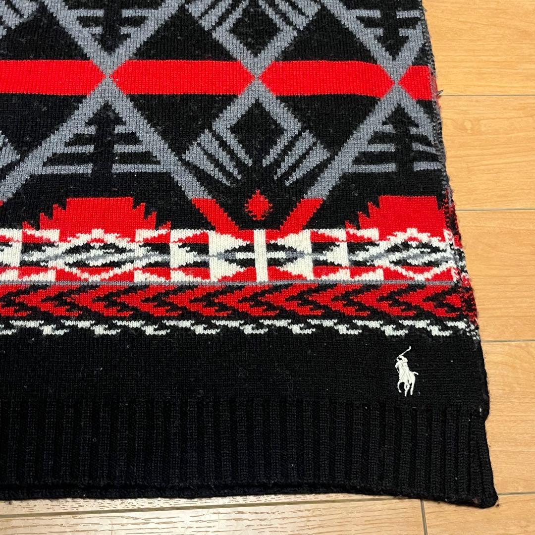 ラルフローレン RALPH LAUREN ブランケット 毛布 膝掛け 柄