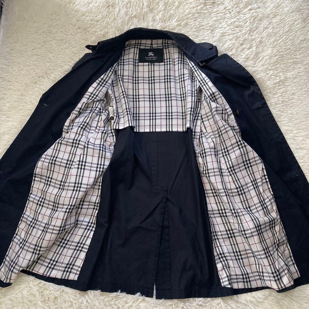 BURBERRY BLACKLABEL トレンチコート Lサイズ ネイビー