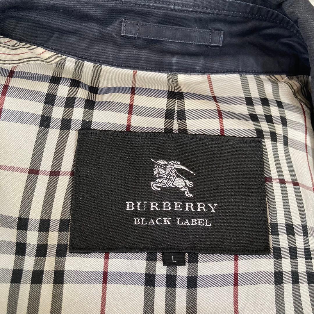 BURBERRY BLACKLABEL トレンチコート Lサイズ ネイビー