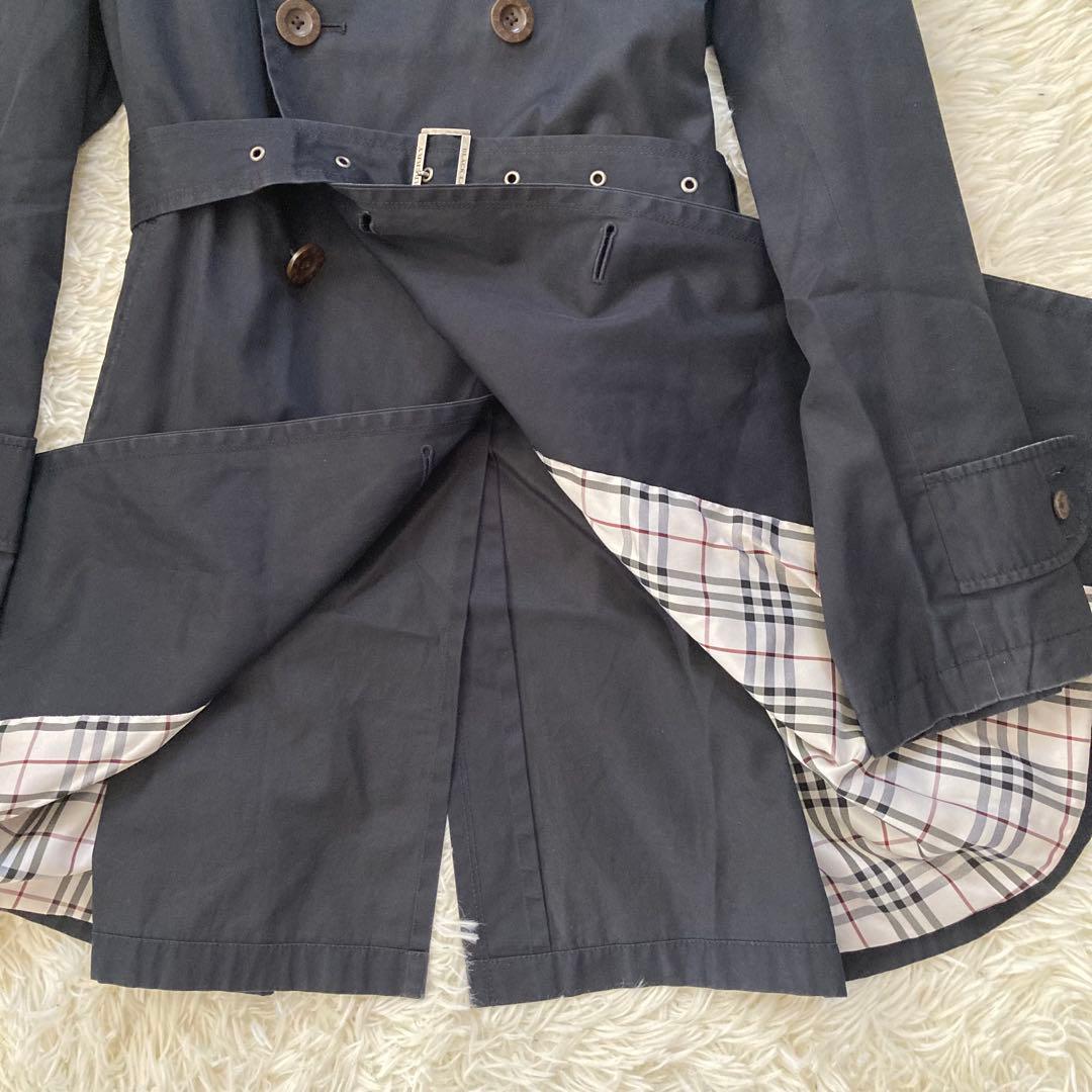 BURBERRY BLACKLABEL トレンチコート Lサイズ ネイビー