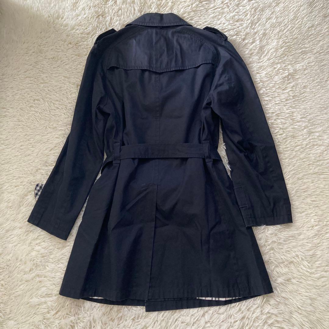 BURBERRY BLACKLABEL トレンチコート Lサイズ ネイビー