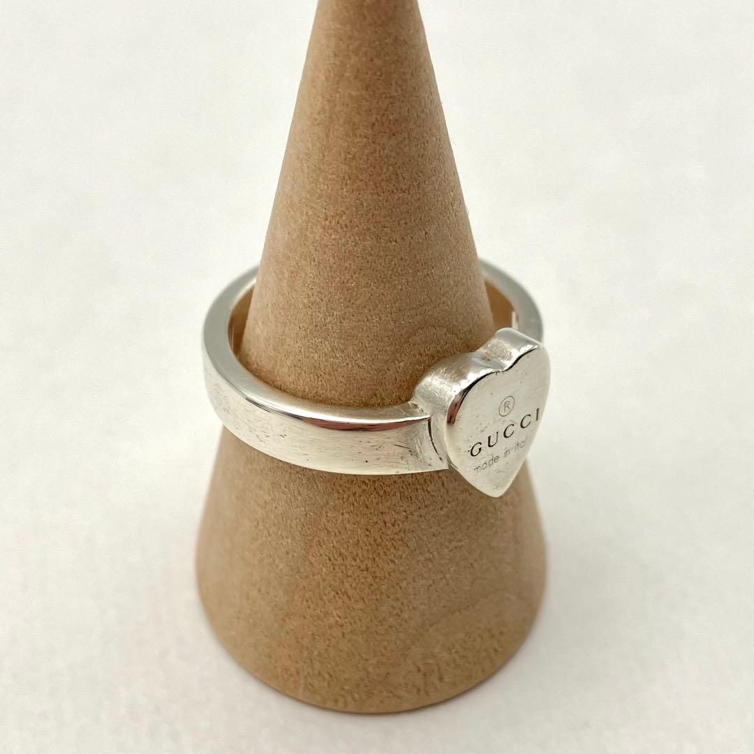 GUCCI グッチ ハート ロゴ リング ラブ 指輪 13号 925