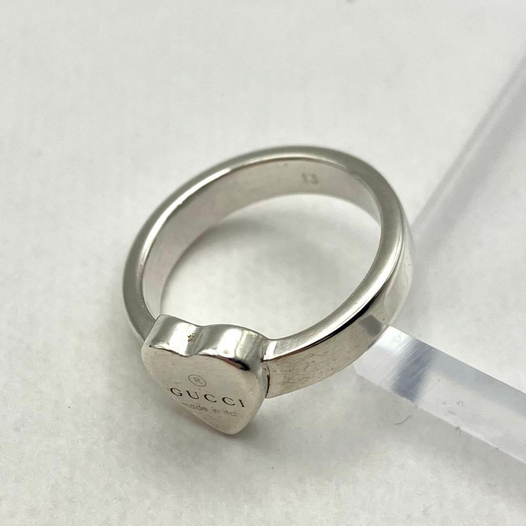 GUCCI グッチ ハート ロゴ リング ラブ 指輪 13号 925