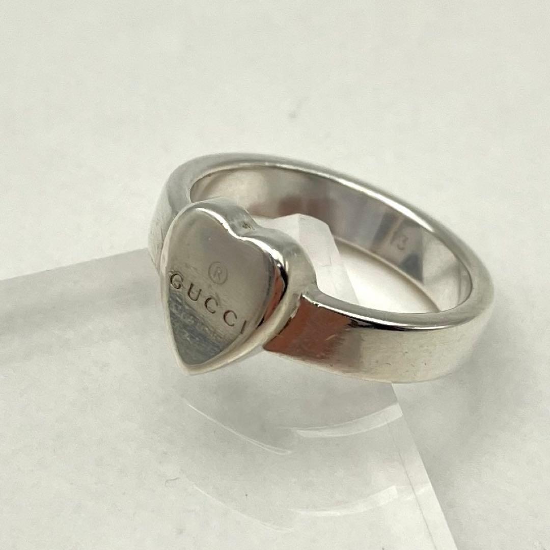 GUCCI グッチ ハート ロゴ リング ラブ 指輪 13号 925