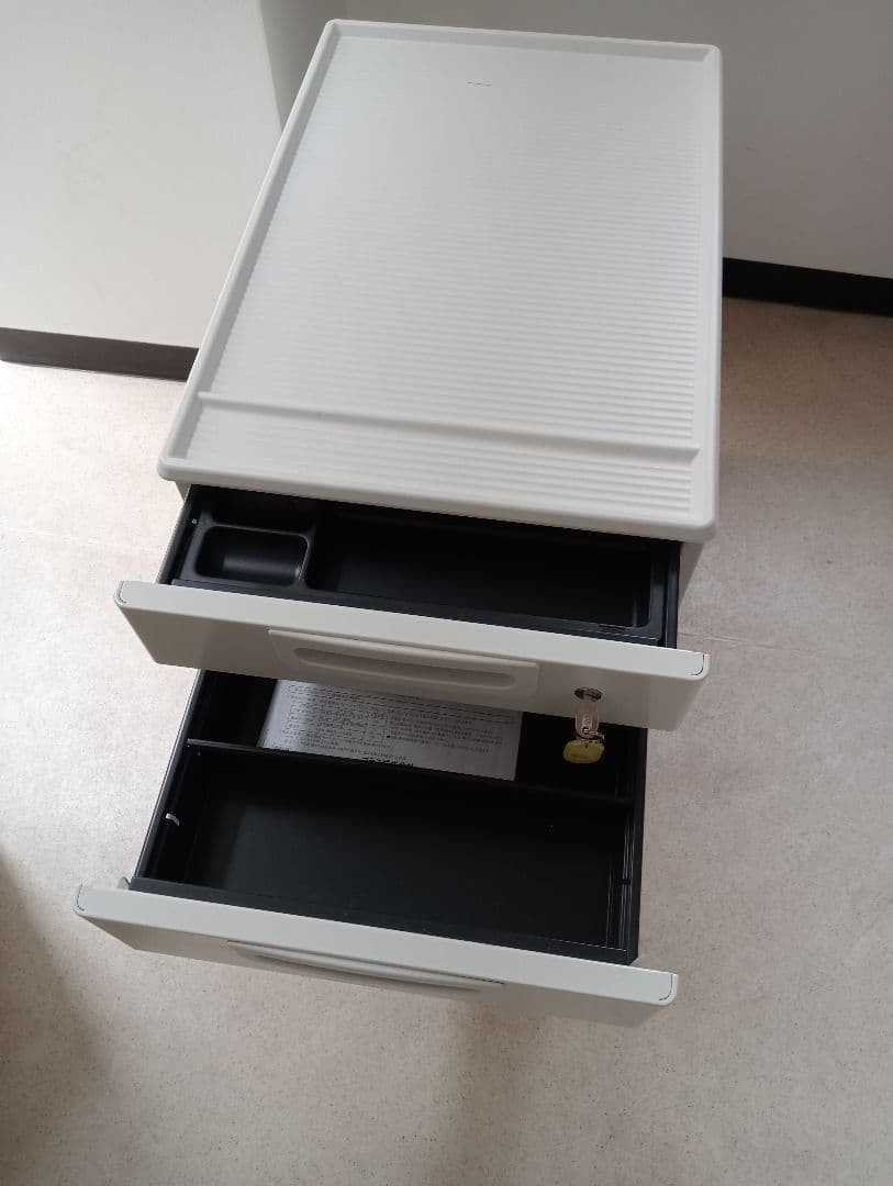 【特別キャンペーン】デスク サドキャビネット３段 プラス