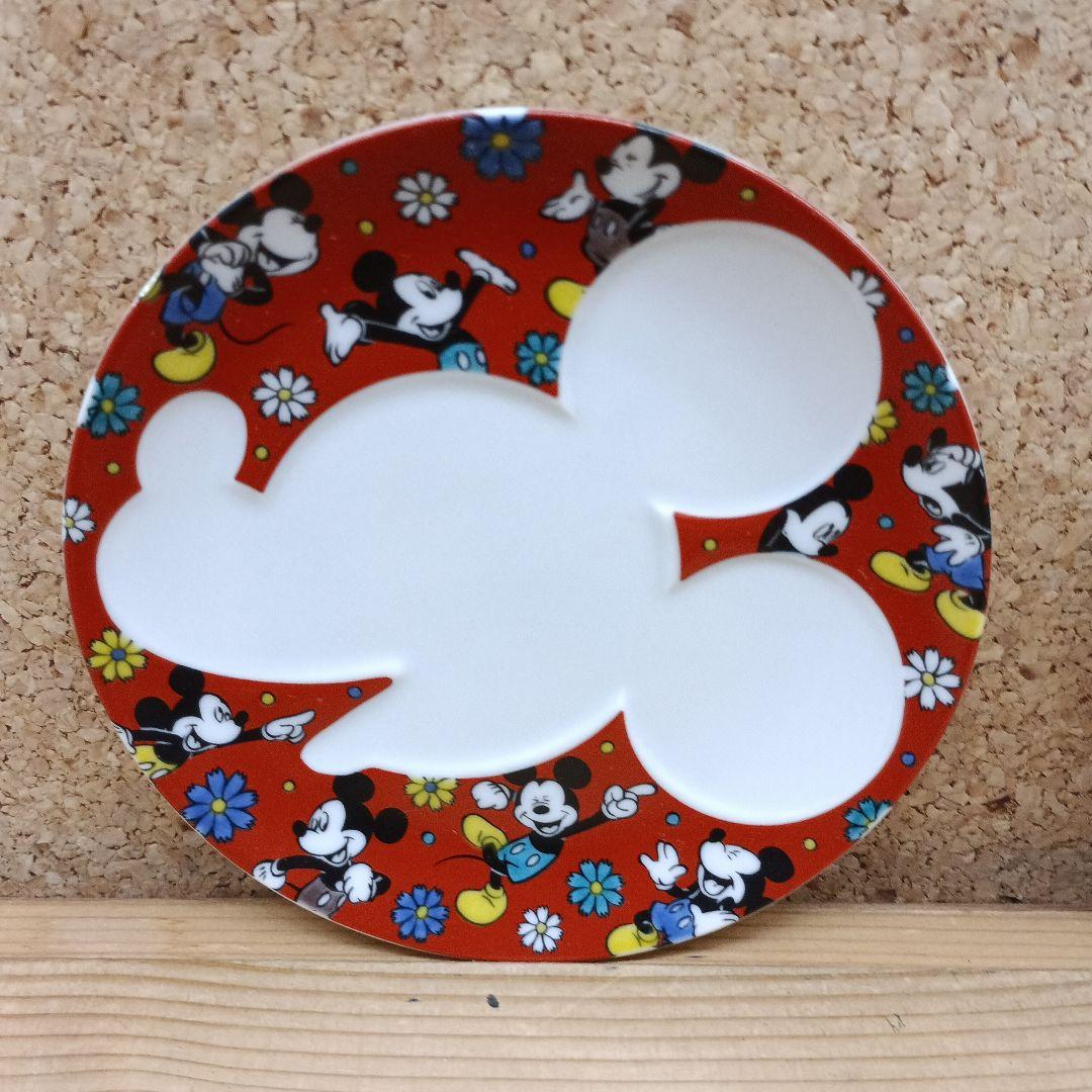 九谷焼　ディズニー　ミッキー　シルエット　皿　5枚セット
