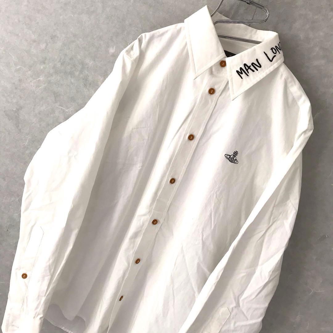 Ｖｉｖｉｅｎｎｅ ｗｅｓｔｗｏｏｄ ＭＡＮ オーブ ドレスシャツ 極美品 50
