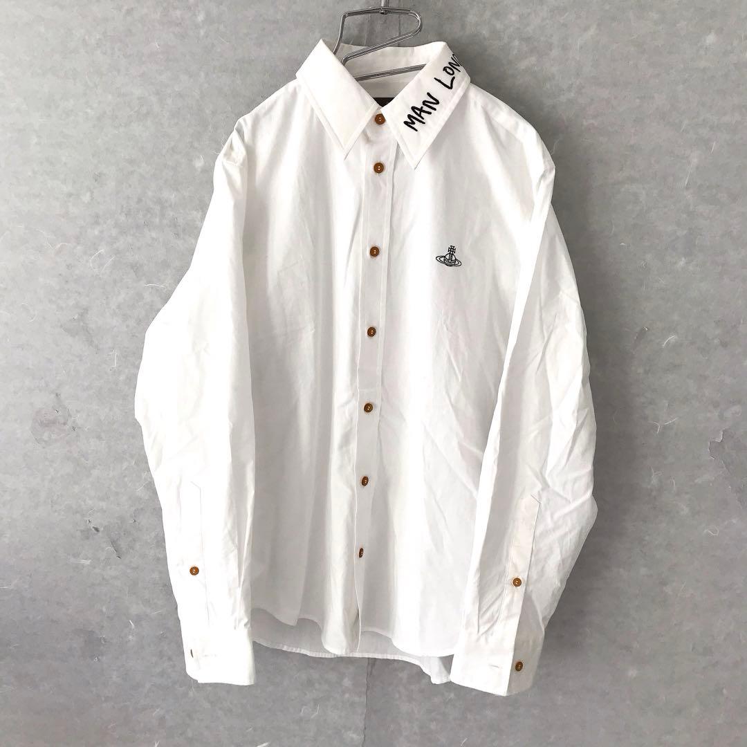 Ｖｉｖｉｅｎｎｅ ｗｅｓｔｗｏｏｄ ＭＡＮ オーブ ドレスシャツ 極美品 50