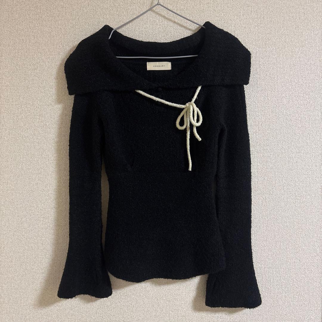 トップス andmary Flora knit tops